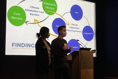 Planning Studio students presenting