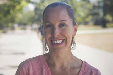 Dr. Patrick, on park trail