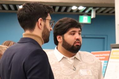 Students well-dressed and collaborating