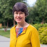 Heather Campbell with trees